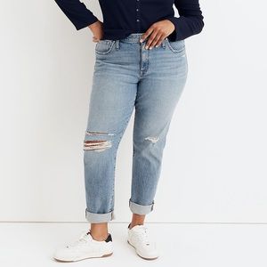 Madewell High Rise Slim Boyjean